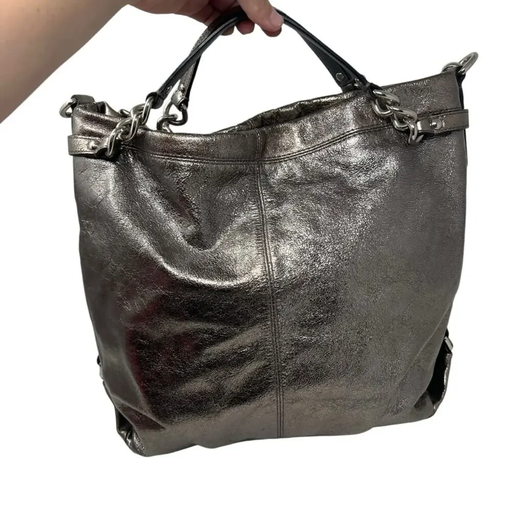 Coach Brooke Metallic Hobo Shoulder Bag